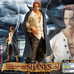 Shanks ของแท้ JP แมวทอง - Master Stars Piece Banpresto [โมเดลวันพีช]