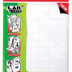 ป้ายสติ๊กเกอร์ [ตราช้าง] แล็ป A4 16x21 มม.