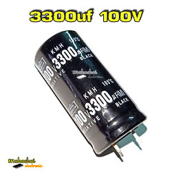 100V 3300uf Electrolytic Capacitor 105°C New Hard Angle Capacitor 3300uf 100V Horn
