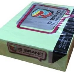 กระดาษถ่ายสี [IQ] A4 80g สีเขียว G2 (500แผ่น/รีม)