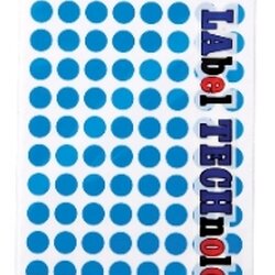 สติ๊กเกอร์กระดาษวงกลม [ลาเท็กซ์] C-304 9 มม. สีน้ำเงิน