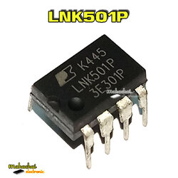 LNK501PN DIP7 LNK501P Input: 90 - 265 Vac Output: 5.5V / 0.4A