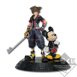 Sora & Mickey Mouse ของแท้ JP - Ichiban Kuji Banpresto [โมเดล Kingdom Hearts] (2 ตัว)