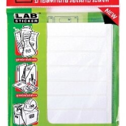 ป้ายสติ๊กเกอร์ [ตราช้าง] แล็ป A18 20x149 มม.