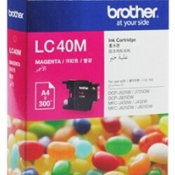ตลับหมึกอิ้งค์เจ็ท [Brother] LC-40M สีชมพู