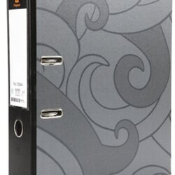 แฟ้มสันกว้าง [ตราช้าง] 120 A4 สัน 3" สีดำ (6เล่ม/แพ็ค)