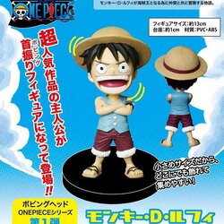 Luffy ของแท้ JP แมวทอง - Bobbing Head Plex [โมเดลวันพีช]