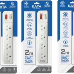 ปลั๊กไฟ มอก 4ช่อง1สวิตซ์ 2ม. AP4195