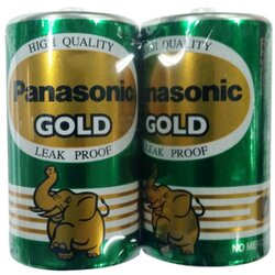 ถ่าน [PANASONIC] D Gold R20GT/2SL สีเขียว (2ก้อน/แพ็ค)