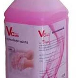 สบู่เหลวล้างมือ [V CARE] 3.8 ลิตร สีชมพูมุก