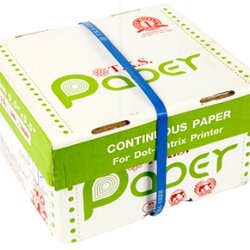 กระดาษต่อเนื่อง [TKS] 9.5"*5.5" 3ชั้น ไม่มีเส้น