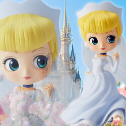 Cinderella Dreamy Style - Normal Color ของแท้ JP - Q Posket Banpresto [โมเดล Disney]