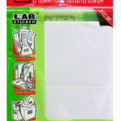 ป้ายสติ๊กเกอร์ [ตราช้าง] แล็ป A17 80x105 มม.