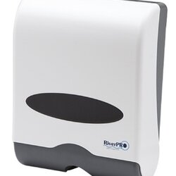 กล่องใส่กระดาษเช็ดมือ [RIVER PRO] สีขาว