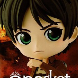 Eren ของแท้ JP - Q Posket Banpresto [โมเดล Attack on Titan]