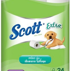 กระดาษชำระม้วนเล็ก [SCOTT] Extra Big Roll (24ม้วน/แพ็ค)