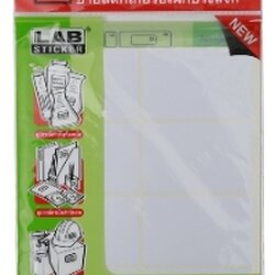 ป้ายสติ๊กเกอร์ [ตราช้าง] แล็ป A15 50x80 มม.