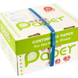 กระดาษต่อเนื่อง [TKS] 9.5"*11" 3ชั้น ไม่มีเส้น