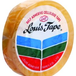 สก็อตเทปใสแกนเล็ก [หลุยส์] 1/2"*36y