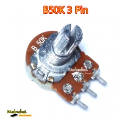 B50K volume วอลุ่มปรับเสียง 3 ขา แกนสั้น