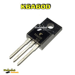 TK6A60D K6A60D 6A/600V TO220F N-Channel MOS FET