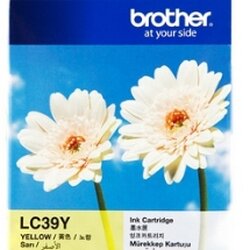ตลับหมึกอิ้งค์เจ็ท [Brother] LC-39Y สีเหลือง