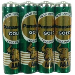 ถ่าน [PANASONIC] AAA Gold R03GT/4SL สีเขียว (4ก้อน/แพ็ค)