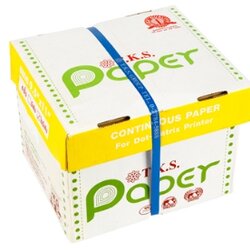 กระดาษต่อเนื่อง [TKS] 9.5"*11" 4ชั้น ไม่มีเส้น