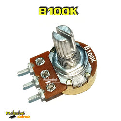 B100K Volume 3pin วอลุ่มปรับเสียง 3 ขา