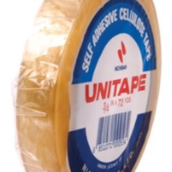 สก็อตเทปใสแกนใหญ่ [UNITAPE] 3/4"*36y