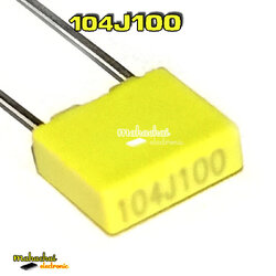 CBB Capacitor 104J100 100NJ100 63V/100V 0.1UF 100NF