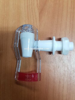 ก๊อกเกลียวนอก นํ้าร้อน สีแดง SP (รหัสสินค้า 003009)