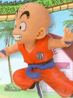 Krillin ของแท้ JP แมวทอง - WCF Banpresto [โมเดลดราก้อนบอล]