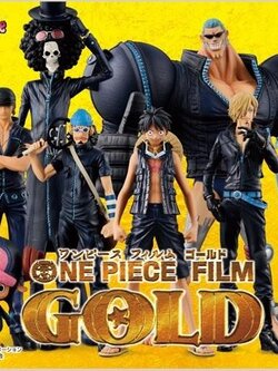 Straw Hat Pirates Film Gold Set ของแท้ JP แมวทอง - Grandline Men / Lady Banpresto [โมเดลวันพีช] (9 ตัว)