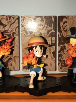 Brother Set ของแท้ JP แมวทอง - WCF Ichiban Kuji Banpresto [โมเดลวันพีช] (3 ตัว)