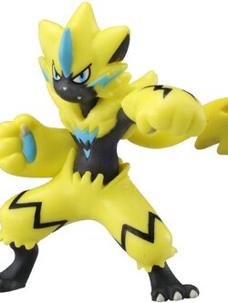 Zeraora ของแท้ JP - Monster Collection Takara Tomy [โมเดลโปเกมอน]