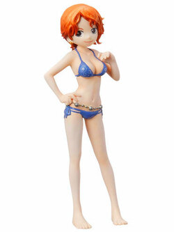 Nami ของแท้ JP แมวทอง - Half Age Characters Bandai [โมเดลวันพีช]