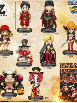 Straw Hat Pirates Film Z Set ของแท้ JP แมวทอง - WCF Banpresto [โมเดลวันพีช] (9 ตัว)