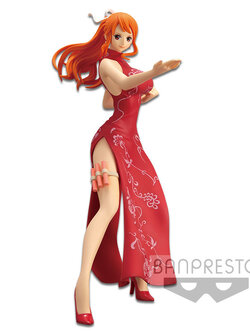 Nami Kung Fu Style ของแท้ JP แมวทอง - Glitter & Glamours Banpresto [โมเดลวันพีช]