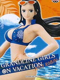 Robin ของแท้ JP แมวทอง - Grandline Girls On Vacation Banpresto [โมเดลวันพีช]