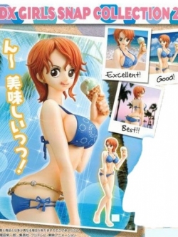 Nami ของแท้ JP แมวทอง - Girls Snap Collection Banpresto [โมเดลวันพีช]