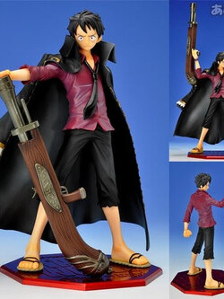 Luffy Strong World ของแท้ JP แมวทอง - POP Megahouse [โมเดลวันพีช]