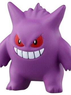 Gengar ของแท้ JP - Monster Collection Takara Tomy [โมเดลโปเกมอน]