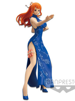 Nami Kung Fu Style Special Color ของแท้ JP แมวทอง - Glitter & Glamours Banpresto [โมเดลวันพีช]
