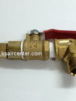 วาล์วหัวฉีดน้ำ ทองเหลือง ขนาด 2 หุน (รหัสสินค้า 050019)