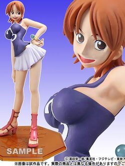 Nami ของแท้ JP แมวทอง - POP NEO Megahouse [โมเดลวันพีช]