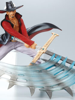 Mihawk ของแท้ JP แมวทอง - Attack Motions Bandai [โมเดลวันพีช]