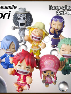 Straw Hat Pirates Irodori Set ของแท้ JP แมวทอง - Besmile Bandai [โมเดลวันพีช] (9 ตัว)
