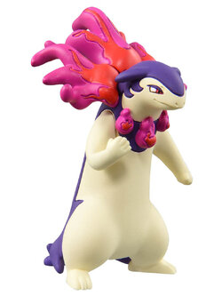 Typhlosion Hisui ของแท้ JP - Monster Collection Takara Tomy [โมเดลโปเกมอน]