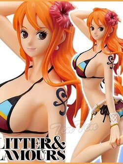 Nami Color Walk Style ของแท้ JP แมวทอง - Glitter & Glamours Banpresto [โมเดลวันพีช]